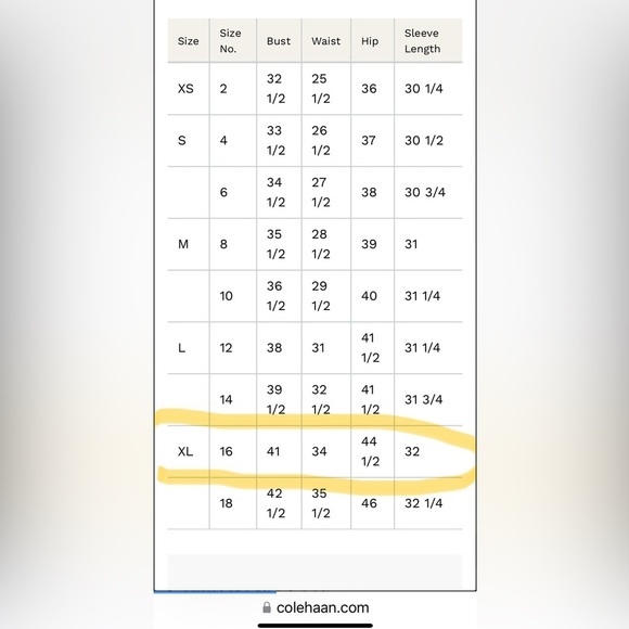 NWT Cole Haan long down maxi coat size - XL - Picture 12 of 12